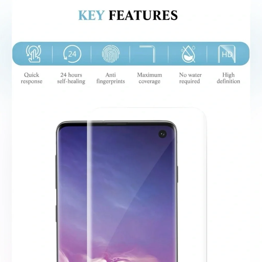 Apiker [4 PACK] Screen Protector for Galaxy S10
